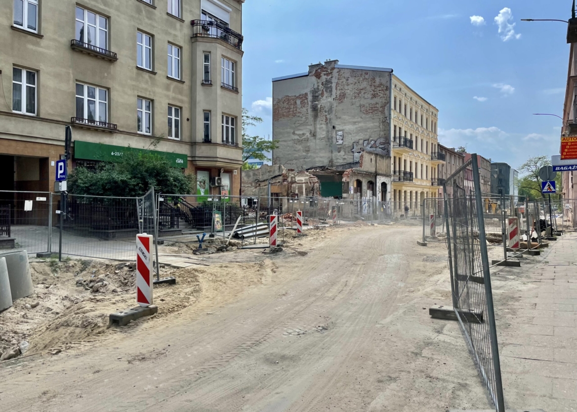 Modernizacja Legionów i remont skrzyżowania z Zachodnią. Jak postępują prace? [ZDJĘCIA + WIDEO]