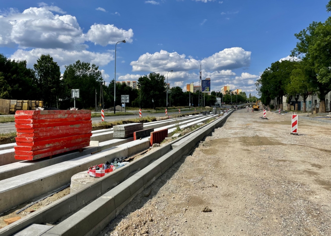 Modernizacja Śmigłego-Rydza. Zgodnie z pierwszym terminem aleja miała być gotowa w lipcu [ZDJĘCIA + WIDEO]