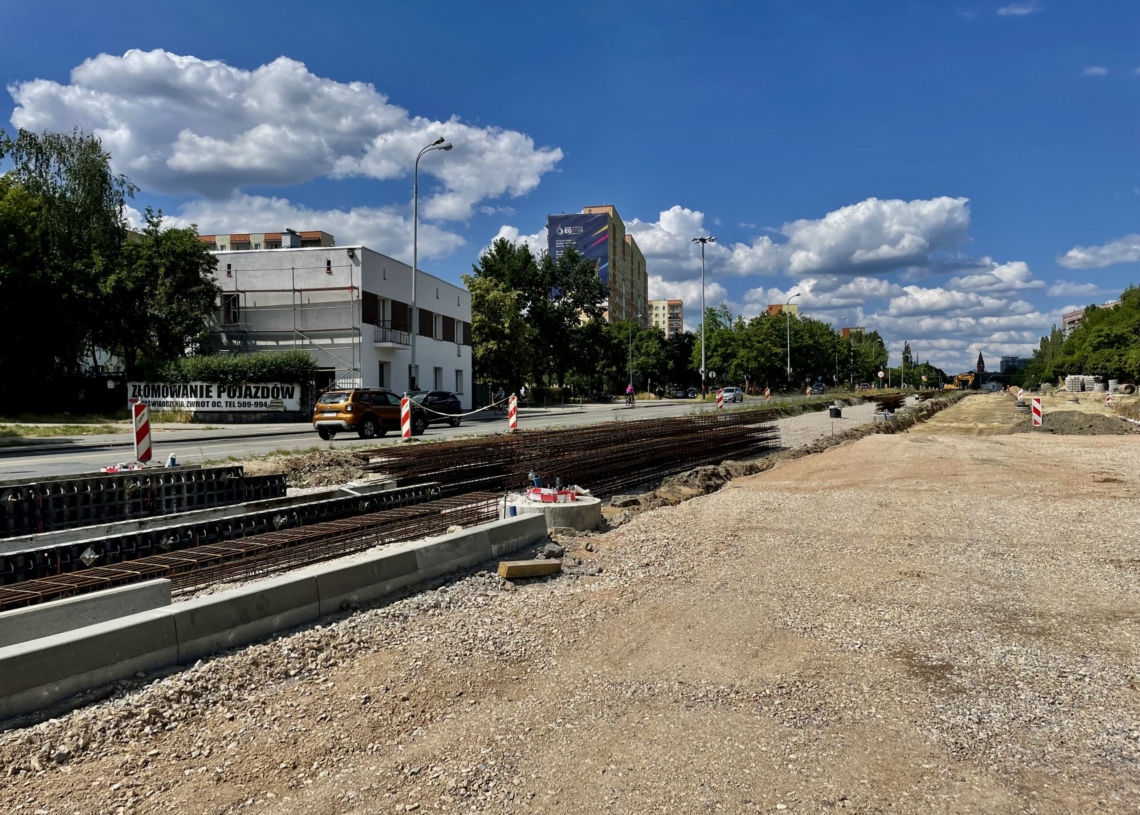Modernizacja Śmigłego-Rydza. Zgodnie z pierwszym terminem aleja miała być gotowa w lipcu [ZDJĘCIA + WIDEO]