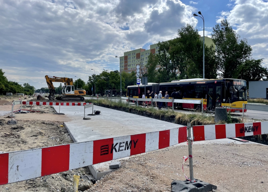 Modernizacja Śmigłego-Rydza. Zgodnie z pierwszym terminem aleja miała być gotowa w lipcu [ZDJĘCIA + WIDEO]