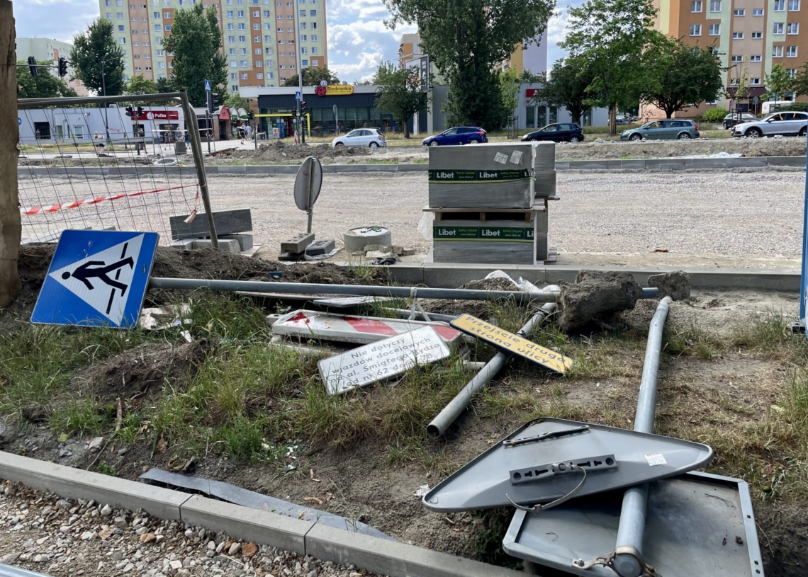Modernizacja Śmigłego-Rydza. Zgodnie z pierwszym terminem aleja miała być gotowa w lipcu [ZDJĘCIA + WIDEO]