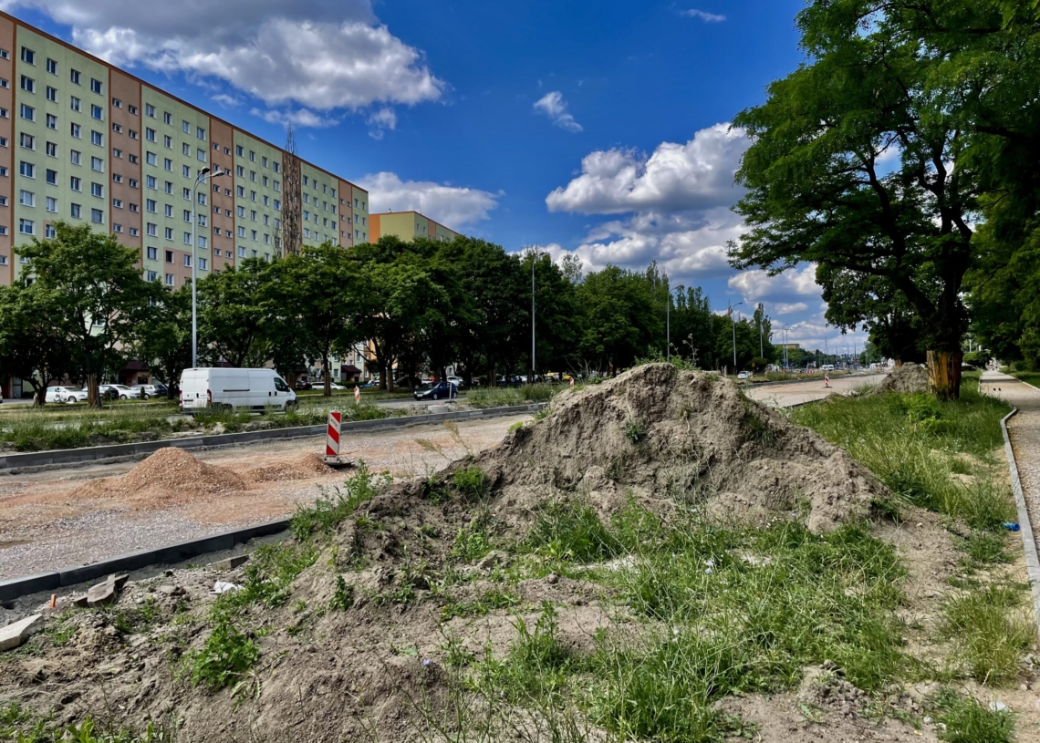 Modernizacja Śmigłego-Rydza. Zgodnie z pierwszym terminem aleja miała być gotowa w lipcu [ZDJĘCIA + WIDEO]