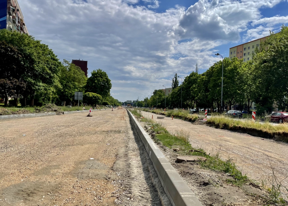 Modernizacja Śmigłego-Rydza. Zgodnie z pierwszym terminem aleja miała być gotowa w lipcu [ZDJĘCIA + WIDEO]