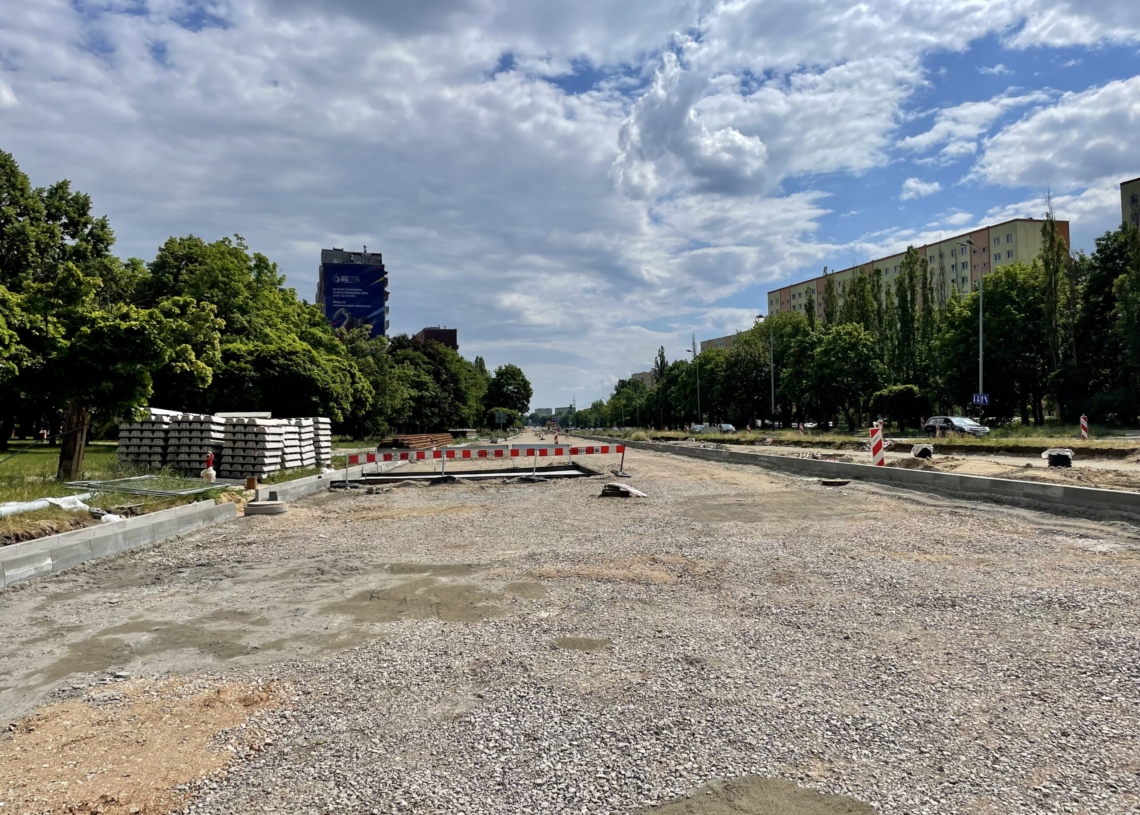 Modernizacja Śmigłego-Rydza. Zgodnie z pierwszym terminem aleja miała być gotowa w lipcu [ZDJĘCIA + WIDEO]