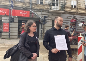 skrzyżowaniu Zachodniej i Legionów