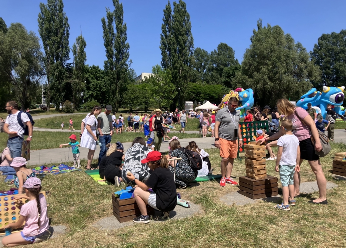 Łódź: Festiwal dmuchańców w Parku Podolskim