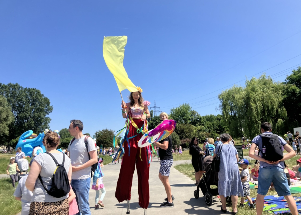 Łódź: Festiwal dmuchańców w Parku Podolskim