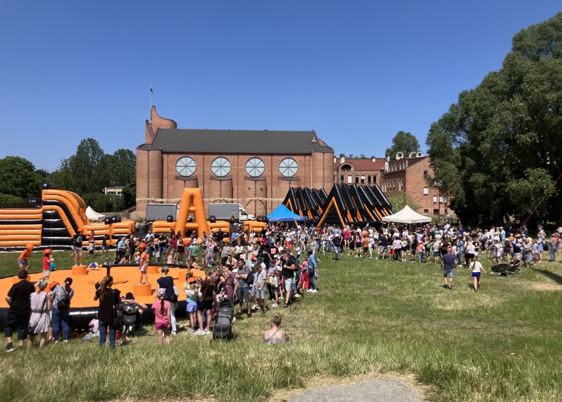 Łódź: Festiwal dmuchańców w Parku Podolskim