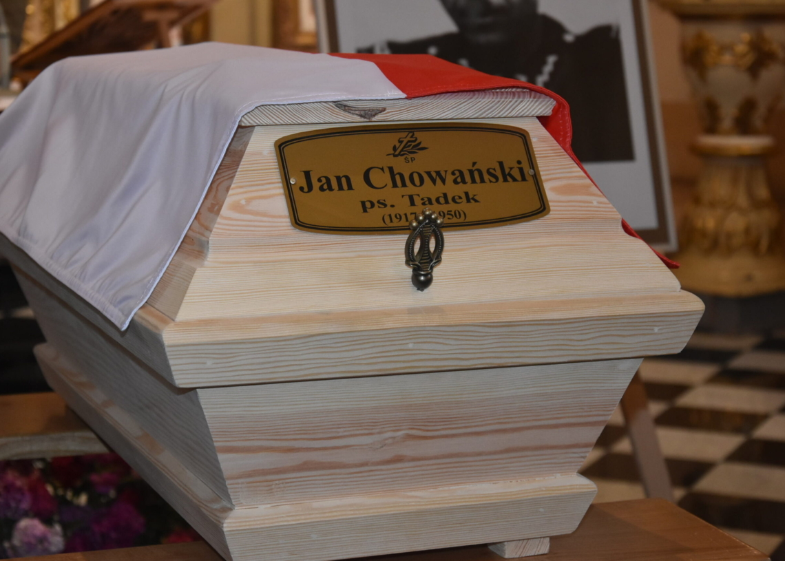 Pogrzeb Jana Chowańskiego ps. "Tadek" w Wągłczewie