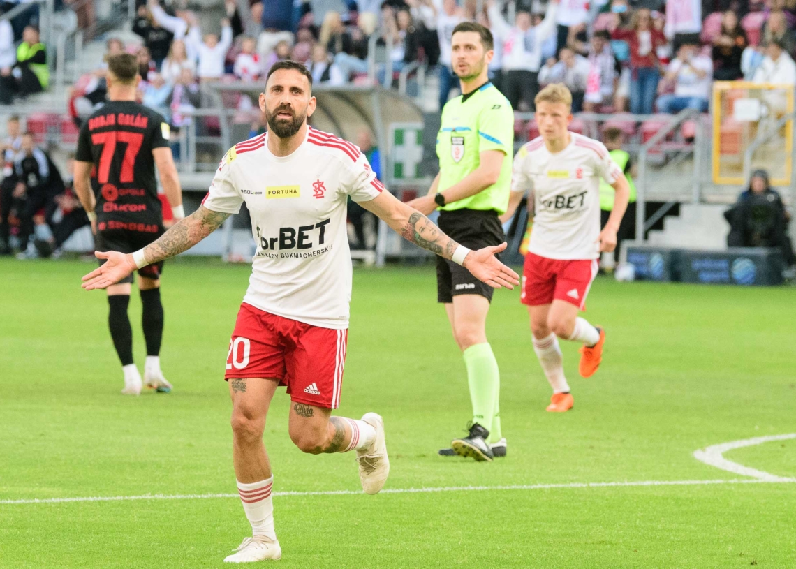 ŁKS Łódź - Odra Opole 1:0. Wygrana na koniec sezonu