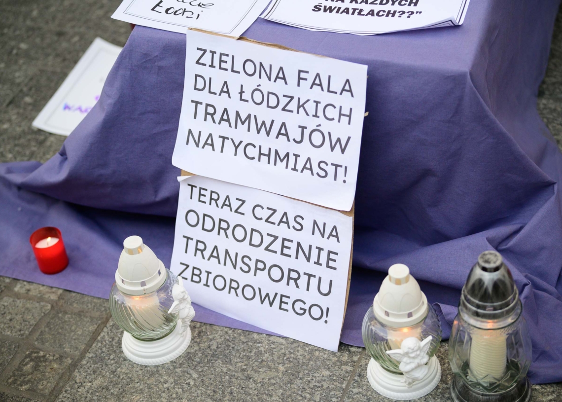 Pogrzeb komunikacji miejskiej w Łodzi [ZDJĘCIA]