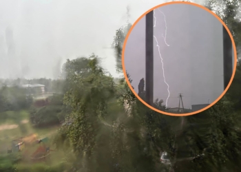 Nawałnice nad Łódzkiem. Ulewa w Piotrkowie, burza w Sieradzu