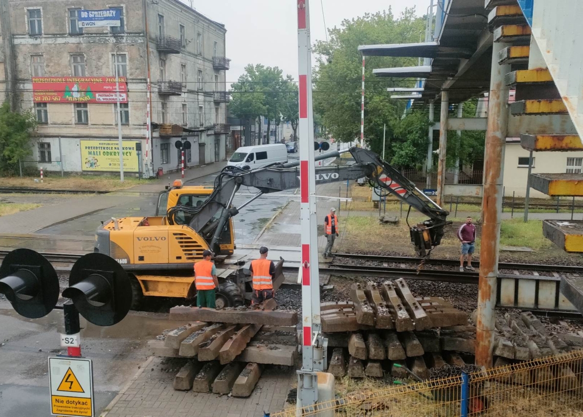 przejazd kolejowy na Słowackiego