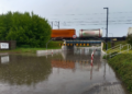 Burze w województwie łódzkim. Podtopienia w Radomsku 4 Radomsko24.pl -podtopienie