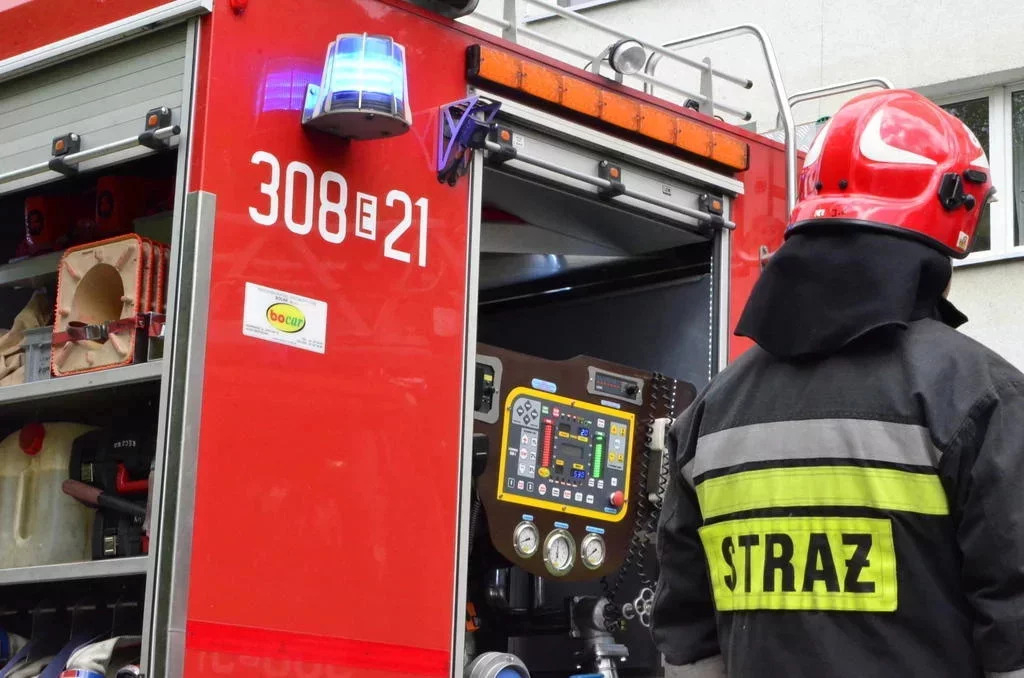 Śmierć w silosie. 67-latek zginął w miejscowości Łaznów 1 Śmierć w silosie. 67-latek zginął w miejscowości Łaznów