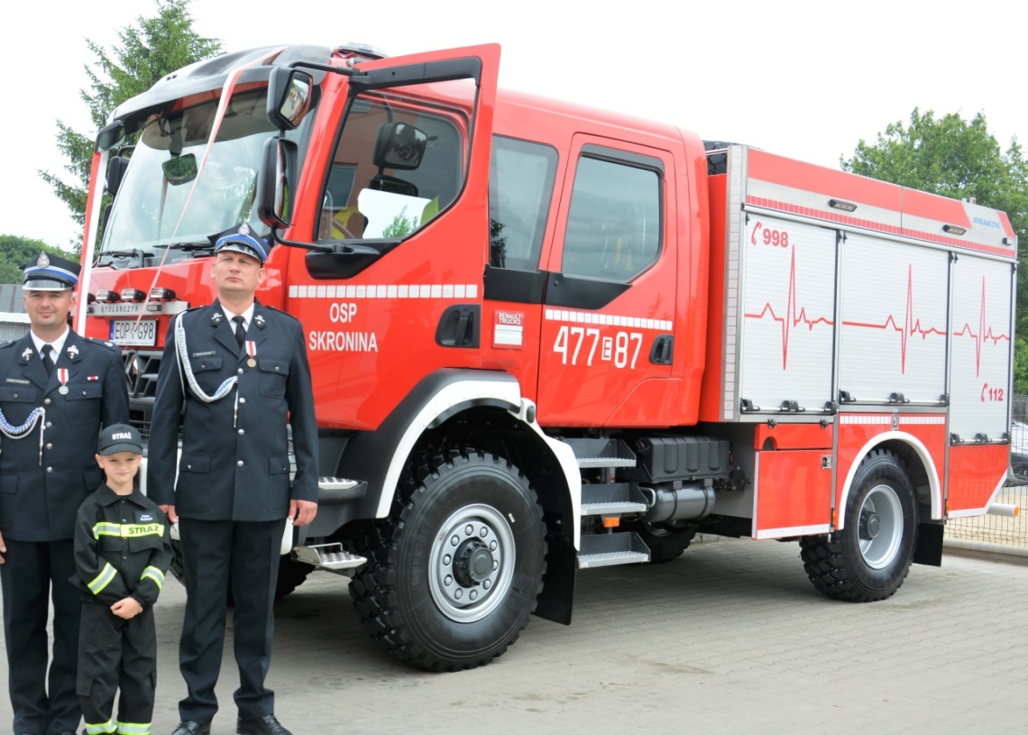 Nowy wóz strażacki OSP Skronina