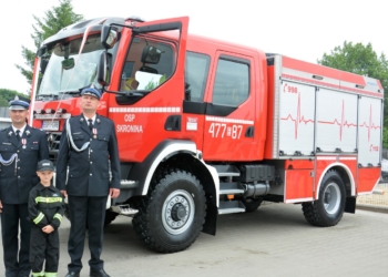 Nowy wóz strażacki OSP Skronina