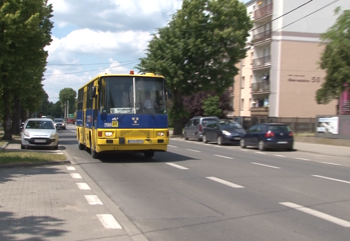 Parada autobusów w Zduńskiej Woli