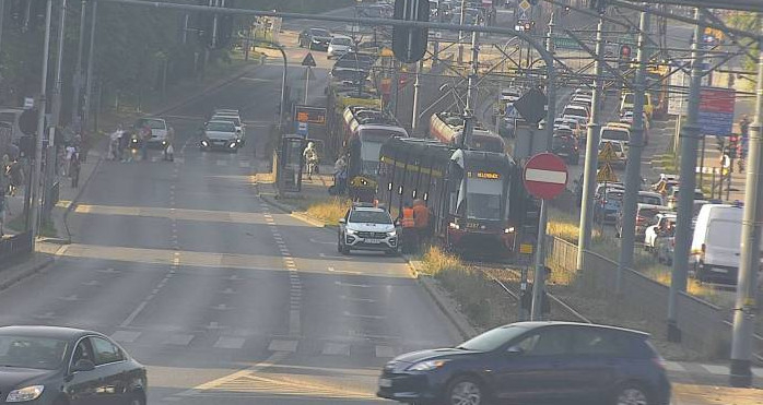 Awaria tramwaju na Zachodniej