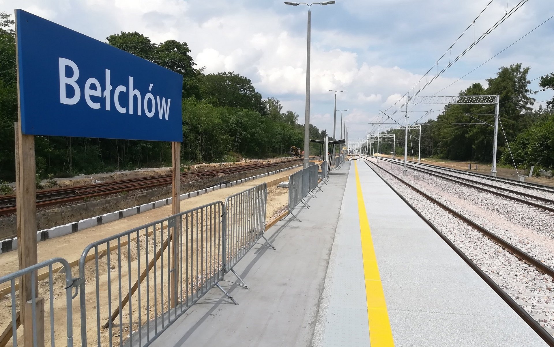 Modernizacja stacji kolejowej w Bełchowie