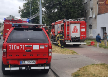Pożar na Limanowskiego w Łodzi