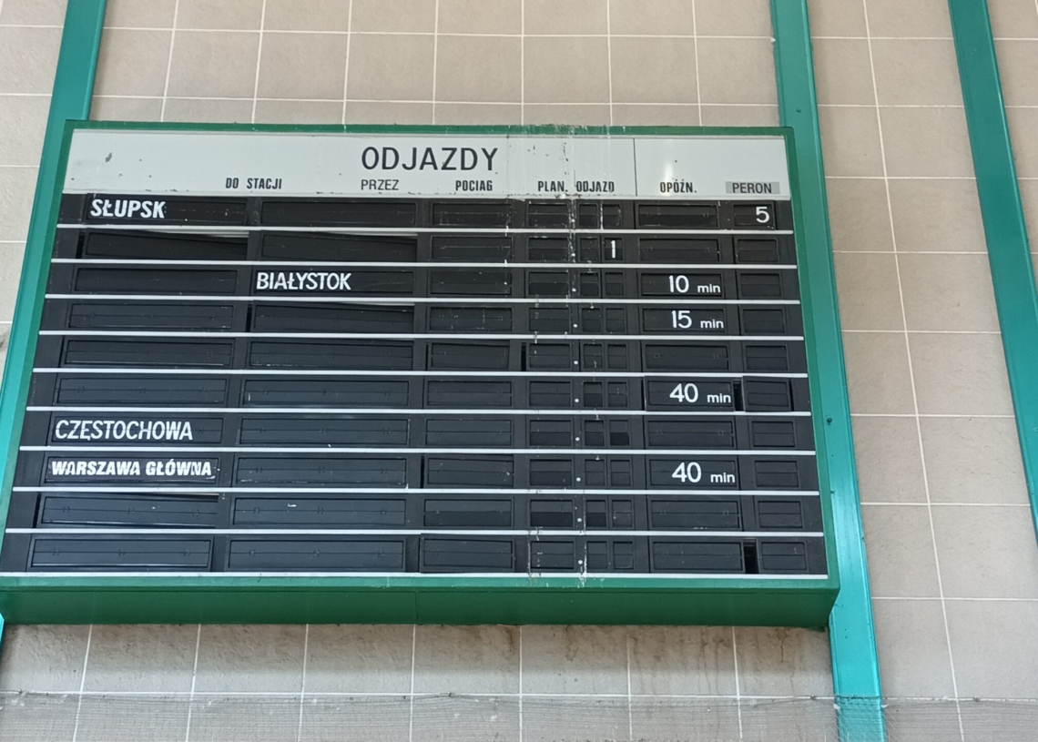 Przebudowa dworca Łódź Kaliska