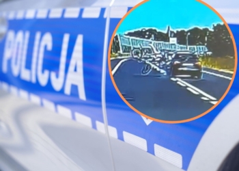 Potrącenie 15-letniej rowerzystki na DW482 pod Wieruszowem