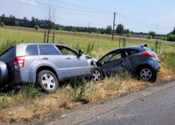 Wypadek w Warszycach