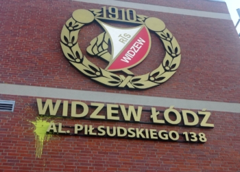 Zniszczenia na stadionie Widzewa