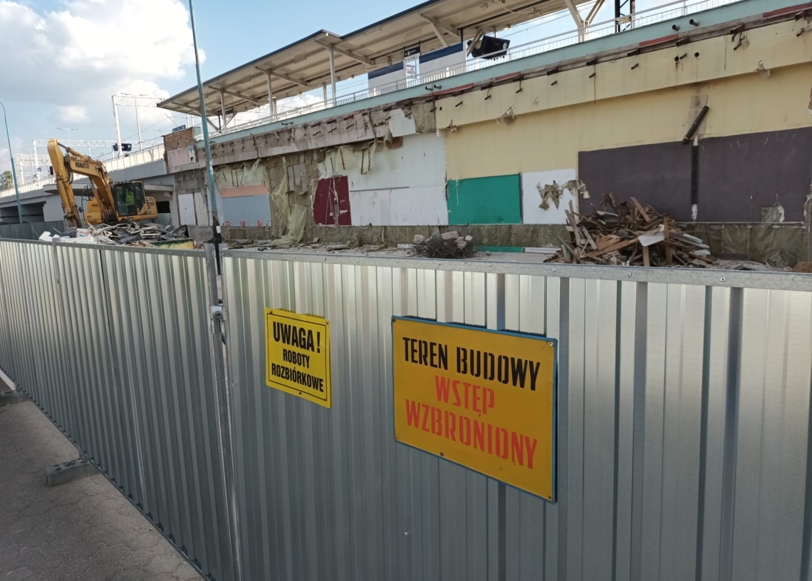 Na dworcu Łódź Kaliska rozpoczęły się prace budowlane