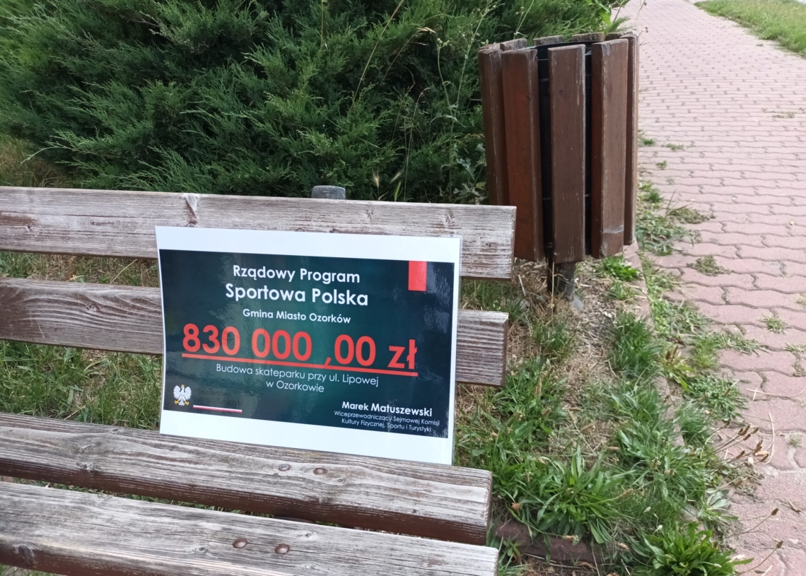 Skatepark w Ozorkowie będzie największym w Łódzkiem