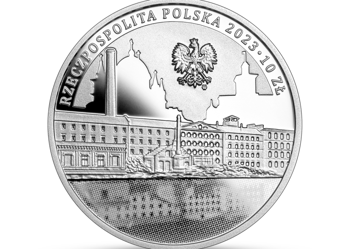 Moneta NBP wybita z okazji 600-lecia nadania praw miejskich Łodzi