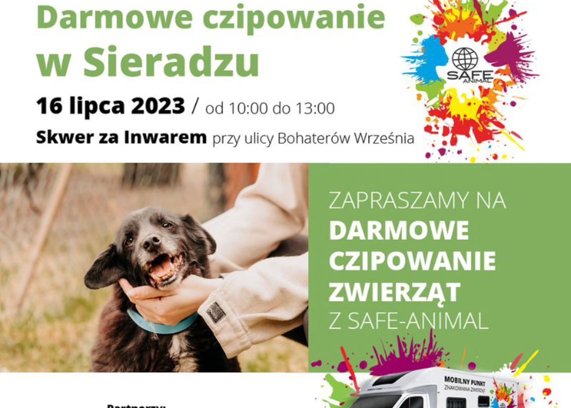 bezpłatne chipowanie