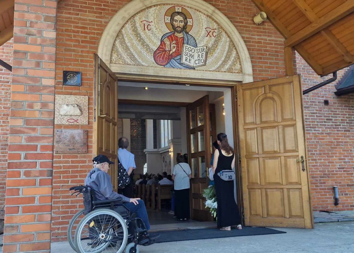Pogrzeb Jerzego Czapli, kierownika Schronisk dla Bezdomnych w Łodzi