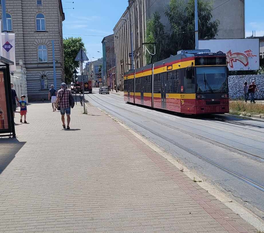Pożar pustostanu na ul. Kilińskiego w Łodzi