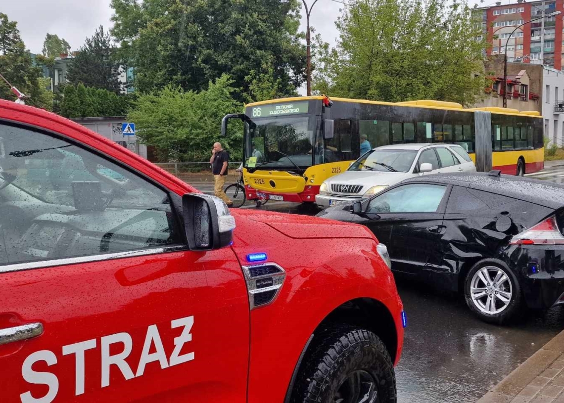 na skrzyżowaniu Pomorskiej i Matejki