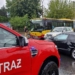 na skrzyżowaniu Pomorskiej i Matejki