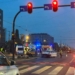 Nocny wypadek na skrzyżowaniu marszałków. Potrącenie rowerzysty 5 wypadek na skrzyżowaniu marszałków