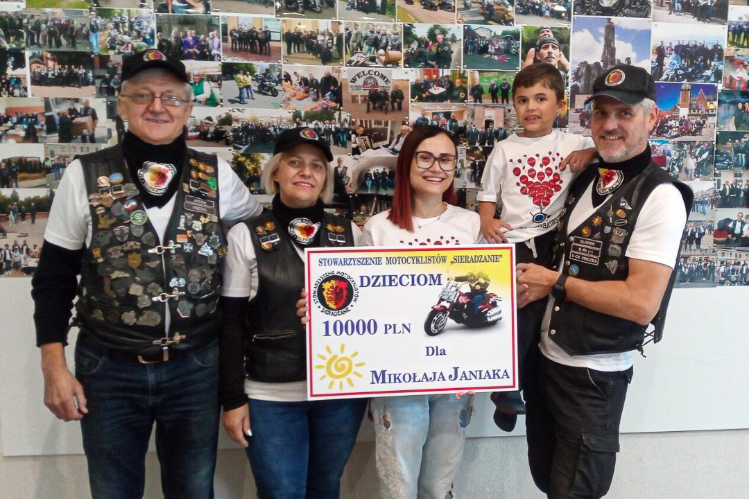 Rekordowa kwota zebrana podczas Pikniku Motocyklistów w Sieradzu 1 Pikniku Motocyklistów w Sieradzu