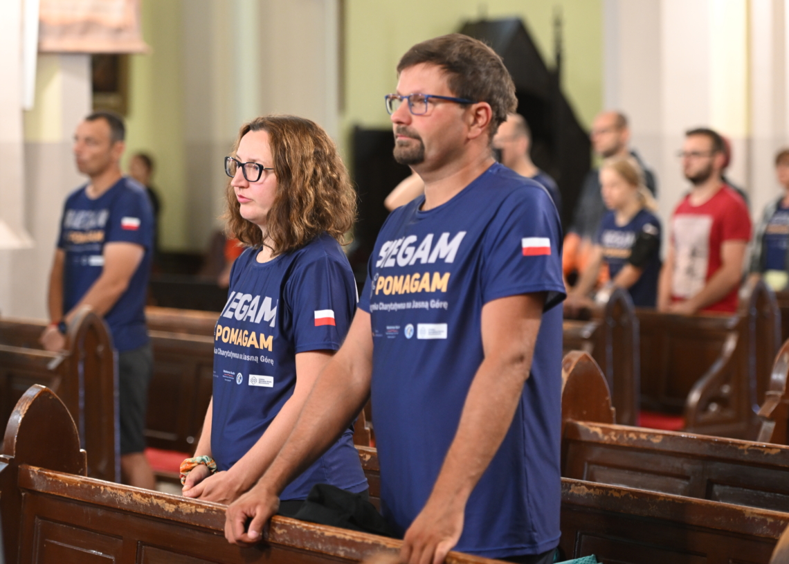 Biegowa Pielgrzymka na Jasną Górę 2023 fot. Piotr Drzewiecki