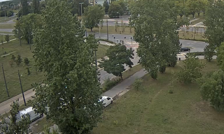 zatrzymanie ruchu tramwajów na Karolewie