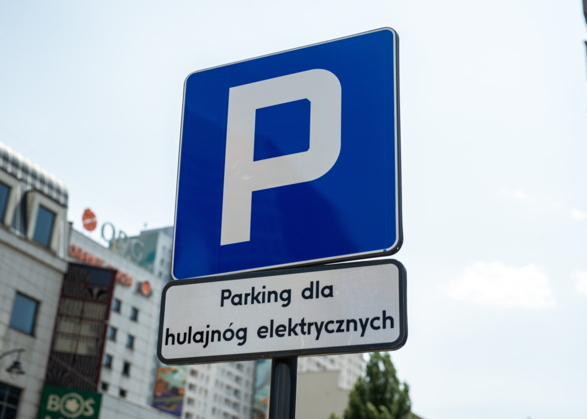 parkowania hulajnóg
