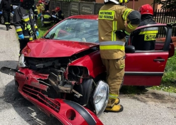 Wypadek w miejscowości Kalinki. Trzy osoby ranne