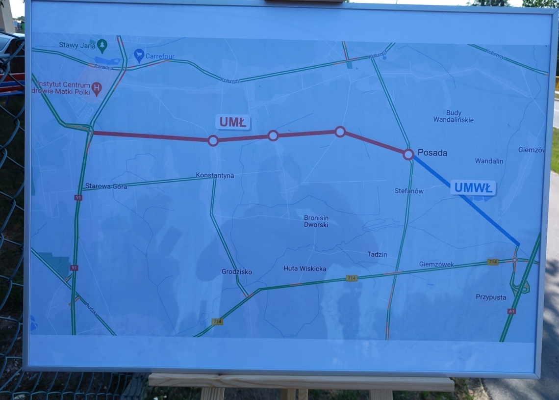 Koniec budowy DW714 od węzła na A1 w gminie Brójce do granic Łodzi
