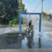 Kurtyna wodna w Sieradzu. Pomoc podczas upałów 7 Kurtyna wodna w Sieradzu