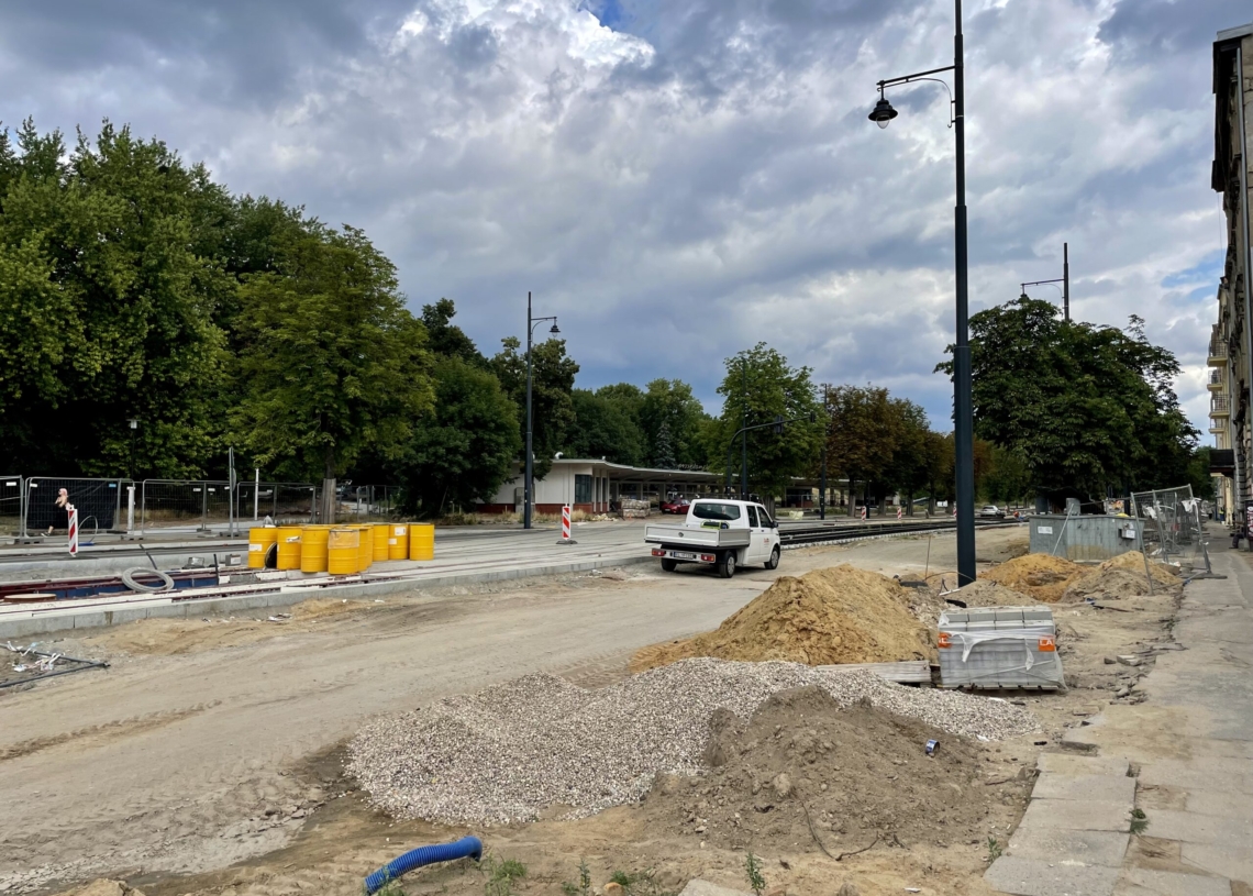 Modernizacja ulicy Północnej. Skrzyżowanie z ulicą Wschodnią jeszcze otwarte  [ZDJĘCIA + WIDEO]
