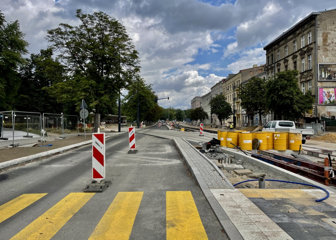 Modernizacja ulicy Północnej. Skrzyżowanie z ulicą Wschodnią jeszcze otwarte  [ZDJĘCIA + WIDEO]