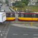 Zatrzymanie ruchu tramwajowego na Dąbrowskiego. Auto dostawcze uderzyło w tramwaj 6 zatrzymanie ruchu tramwajowego na Dąbrowskiego