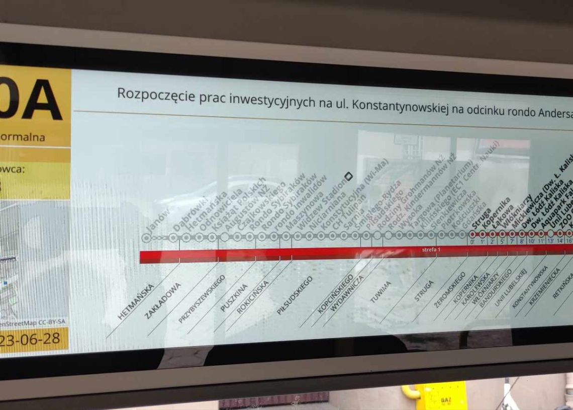 Poszerzona informacja pasażerska w kilkunastu łódzkich autobusach