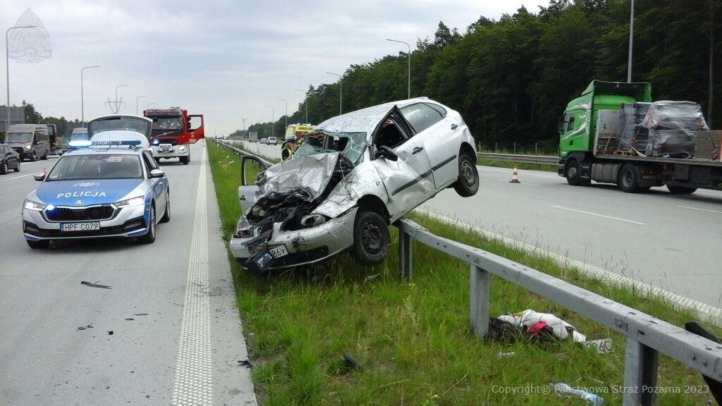 Wypadek na A1